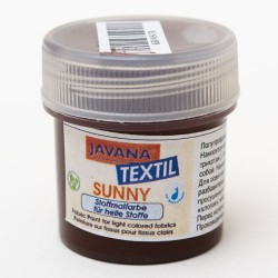 ЗНЯТІ С ВИР-ВА, Фарба по світлим тканинам, "Sunny" Javana 20мл(розфасовано ЛХ), Глубокий коричневий ЗНЯТІ С ВИР-ВА, Фарба по світлим тканинам, "Sunny" Javana 20мл(розфасовано ЛХ), Глубокий коричневий