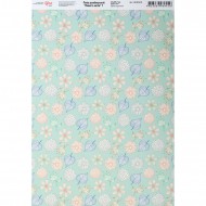 Папір дизайнерський "Ніжність квітів" 7, двосторонній, 21х29,7см, 250г/м2, ROSA Talent