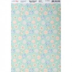 Папір дизайнерський "Ніжність квітів" 7, двосторонній, 21х29,7см, 250г/м2, ROSA Talent