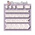 Белый чипборд. Набор "Шевроны" №1