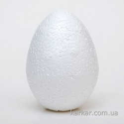 Пінопластове яйце, d:6,5см Пінопластове яйце, d:6,5см