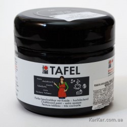 Фарба акрилова, Чорна, з ефектом графітної дошки, 225мл, Marabu