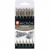 Набір лінерів PIGMA Micron 6шт., Sakura