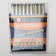 Набір лінерів PIGMA Micron 9шт., різнокольорові, Sakura