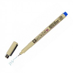 Лінер PIGMA Micron (0.1), 0,25мм, Синій, Sakura Лінер PIGMA Micron (0.1), 0,25мм, Синій, Sakura