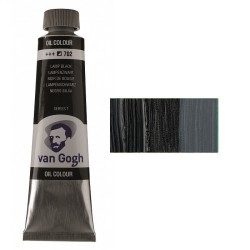 Фарба олійна VAN GOGH, (702) Сажа газова, 40 мл, Royal Talens Фарба олійна VAN GOGH, (702) Сажа газова, 40 мл, Royal Talens