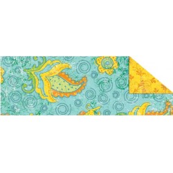 Картон дизайнерский двусторонний  "Парадис" 300г 20х30см ГОЛУБОЙ мотив ОГУРЦЫ Картон дизайнерский двусторонний  "Парадис" 300г 20х30см ГОЛУБОЙ мотив ОГУРЦЫ