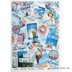 Cadence декупажні карти на рисовому папері Rice Paper Decoupage, А4, №190 Cadence декупажні карти на рисовому папері Rice Paper Decoupage, А4, №190
