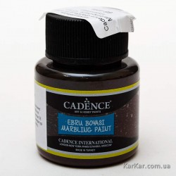 Cadence фарба для ебру Marbling paint, 45 мл, Коричнева