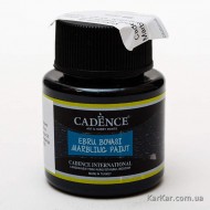 Cadence фарба для ебру Marbling paint, 45 мл, Чорний