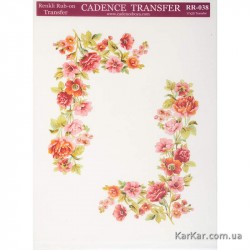 Cadence кольорові натирки Rub On Transfers Colored, 17*25 см, RR-038