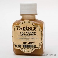 Cadence лак яхтовий декоративний, матовый Yacht Varnish Matt, 100 мл