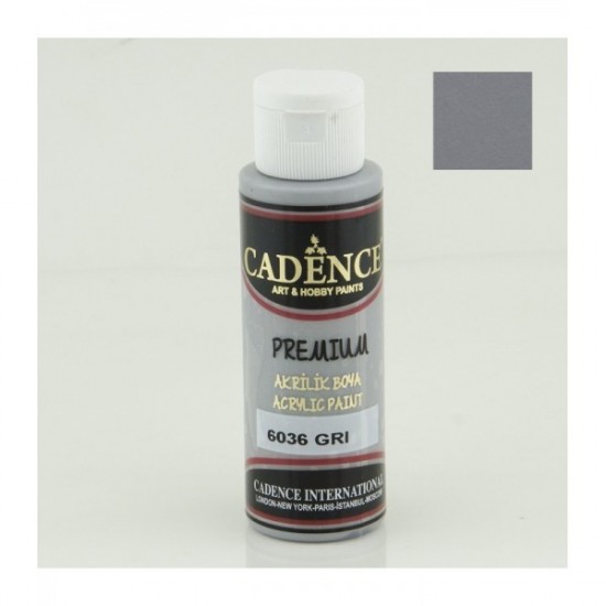 Cadence акрилова фарба Premium Acrylic Paint, 70 мл, Сірий Cadence акрилова фарба Premium Acrylic Paint, 70 мл, Сірий