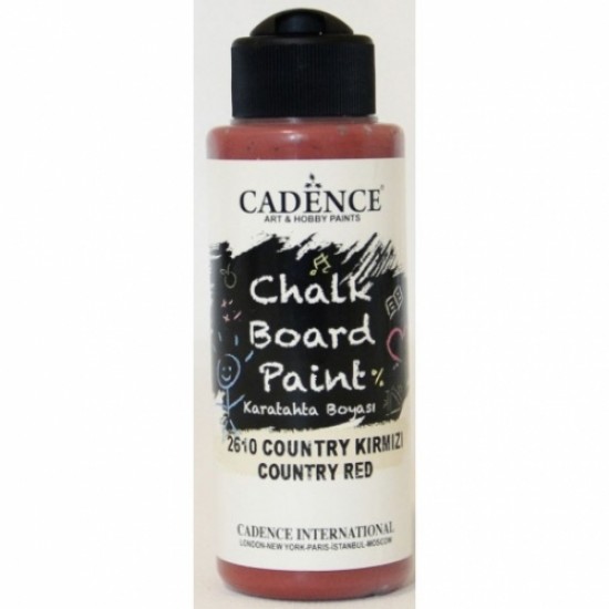 Cadenсe акрилова фарба для крейдових дошок Chalk Board Paint, 120 мл, Бордо