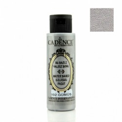 Cadenсe акрилова фарба з ефектом золочення Waterbased Gilding Paint, 70 мл, Срібло