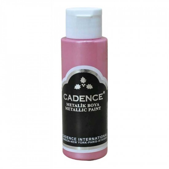 Cadenсe акрилова фарба з ефектом металік Metallic Paint, 70 мл, Ніжно-рожевий Cadenсe акрилова фарба з ефектом металік Metallic Paint, 70 мл, Ніжно-рожевий