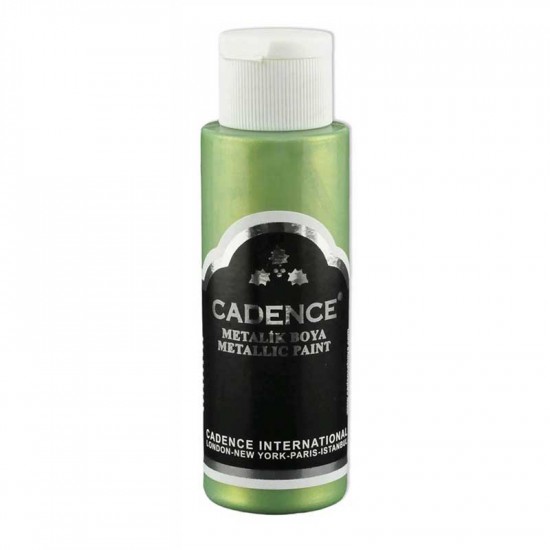 Cadenсe акрилова фарба з ефектом металік Metallic Paint, 70 мл, Нільський зелений Cadenсe акрилова фарба з ефектом металік Metallic Paint, 70 мл, Нільський зелений