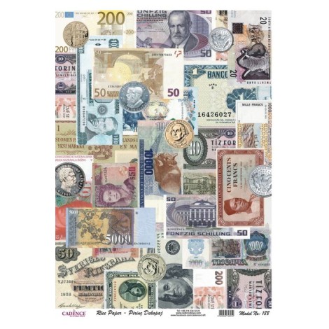 Cadenсe декупажні карти на рисовому папері Rice Paper Decoupage, А4, №188