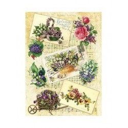 Cadenсe декупажні карти на рисовому папері Rice Paper Decoupage, А4, №207 Cadenсe декупажні карти на рисовому папері Rice Paper Decoupage, А4, №207