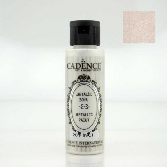 Cadenсe акрилова фарба з ефектом металік Metallic Paint, 70 мл, Перламутровий