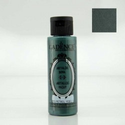 Cadenсe акрилова фарба з ефектом металік Metallic Paint, 70 мл, Темно-зелений
