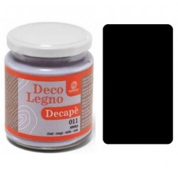 Ferrario фарба для дерева Decolegno Decape 250 мл, 021 China black (Чорний)