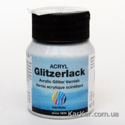 Універсальний лак з сріблястим глітером 59мл Універсальний лак з сріблястим глітером 59мл