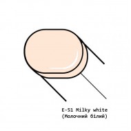 Copic маркер Sketch, E-51 Milky white (Молочний білий)