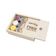 Набір гуашевих фарб CLASSIC, 12*20мл, дерев’яний пенал, ROSA Studio