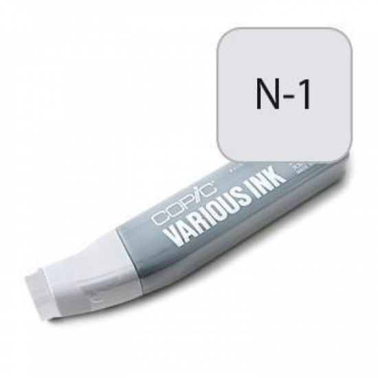 Copic чорнило для маркерів Various Ink, #N-1 Neutral gray (Нейтральний сірий)