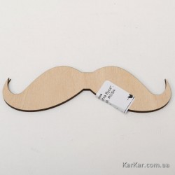 Заготовка "Краватка Вуса", 12х3,5см, фанера, ROSA Talent Заготовка "Краватка Вуса", 12х3,5см, фанера, ROSA Talent