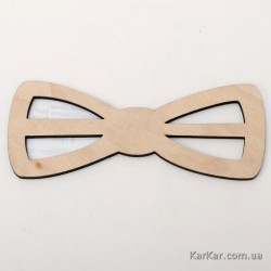 Заготовка "Краватка Бант" 1, 11х4,3см, фанера, ROSA Talent Заготовка "Краватка Бант" 1, 11х4,3см, фанера, ROSA Talent