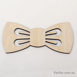 Заготовка "Краватка Бант", 2 11х5см, фанера, ROSA Talent Заготовка "Краватка Бант", 2 11х5см, фанера, ROSA Talent