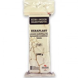 Керамічна маса, самозастигаюча, Keraplast, 1000 г, біла, KOH-I-NOOR