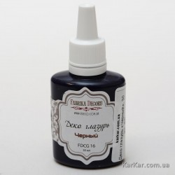 Деко глазурь «Черный», 30 мл, ФД