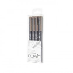 Copic набір лайнерів Multiliner warm grey (0,05+0,1+0,3+0,5), (4 шт)