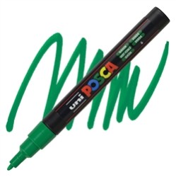 Маркер uni POSCA 0.9-1.3мм, зелений