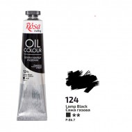Фарба олійна, Сажа газова (124), 45мл, ROSA Gallery Фарба олійна, Сажа газова (124), 45мл, ROSA Gallery