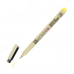 Лінер PIGMA Micron (0.5), 0,45 мм, Жовтий, Sakura Лінер PIGMA Micron (0.5), 0,45 мм, Жовтий, Sakura