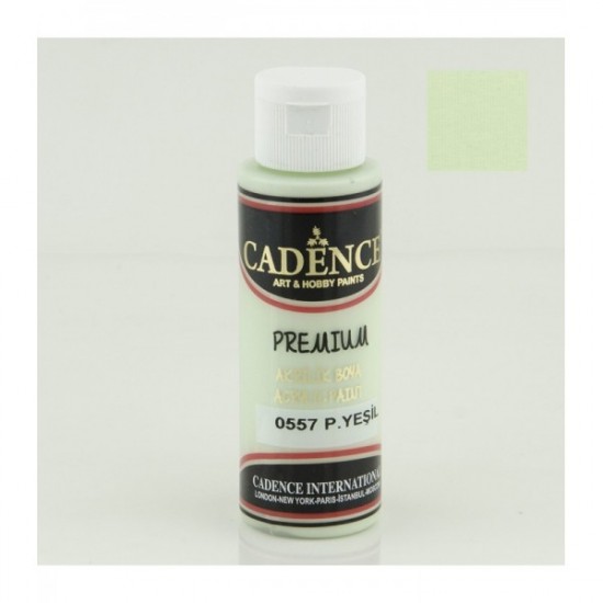 Cadence акрилова фарба Premium Acrylic Paint, 70 мл, Зелений пастельний Cadence акрилова фарба Premium Acrylic Paint, 70 мл, Зелений пастельний