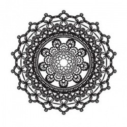 Cadence мережевний трансфер чорний Water Application Lace Transfer Black, 17*25 см, DT-006B
