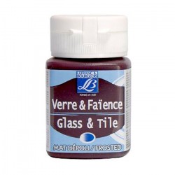 Lefranc фарба по склу та кераміці матова Glass & Tile frosted 50 мл, #321 Red ruby (рубіновий) Lefranc фарба по склу та кераміці матова Glass & Tile frosted 50 мл, #321 Red ruby (рубіновий)