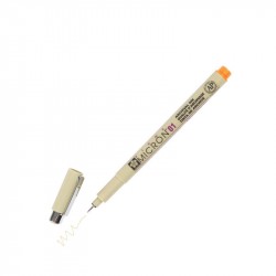 Лінер PIGMA Micron (0.1), 0,25мм, Оранжевий, Sakura Лінер PIGMA Micron (0.1), 0,25мм, Оранжевий, Sakura