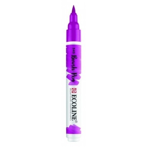 Пензель-ручка Ecoline Brushpen (545), Червоно-фіолетова, Royal Talens