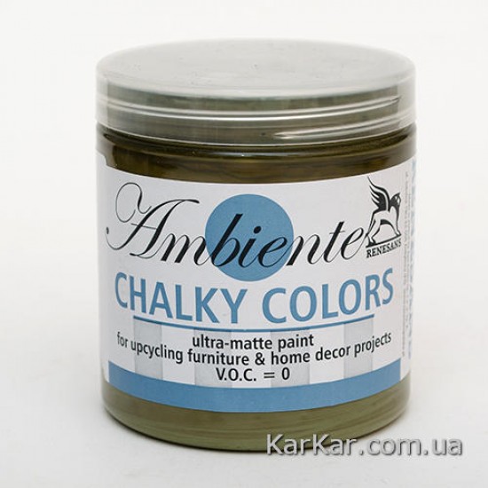 МЕЛОВАЯ КРАСКА CHALKY COLORS AMBIENTE 250 МЛ n: 7 OLIVE, RENESANS