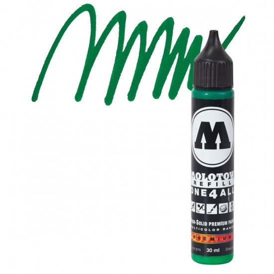 Заправка акриловая, MOLOTOW ONE4ALL, 096  MISTER GREEN, 30мл