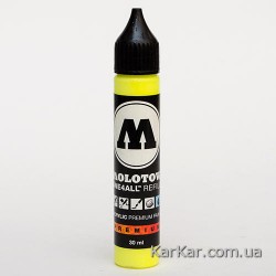 Заправка акрилова, MOLOTOW ONE4ALL, 220 neongelb fluoresz, 30мл