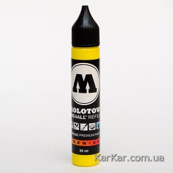 Заправка акрилова, MOLOTOW ONE4ALL, 006 zincgelb, 30мл