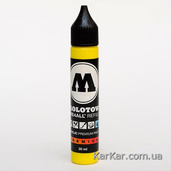 Заправка акрилова, MOLOTOW ONE4ALL, 006 zincgelb, 30мл Заправка акриловая, MOLOTOW ONE4ALL, 006 zincgelb, 30мл