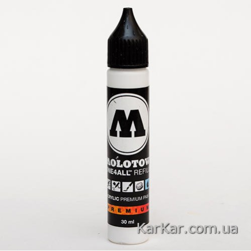 Заправка акриловая, MOLOTOW ONE4ALL, 160  signalweiв, 30мл